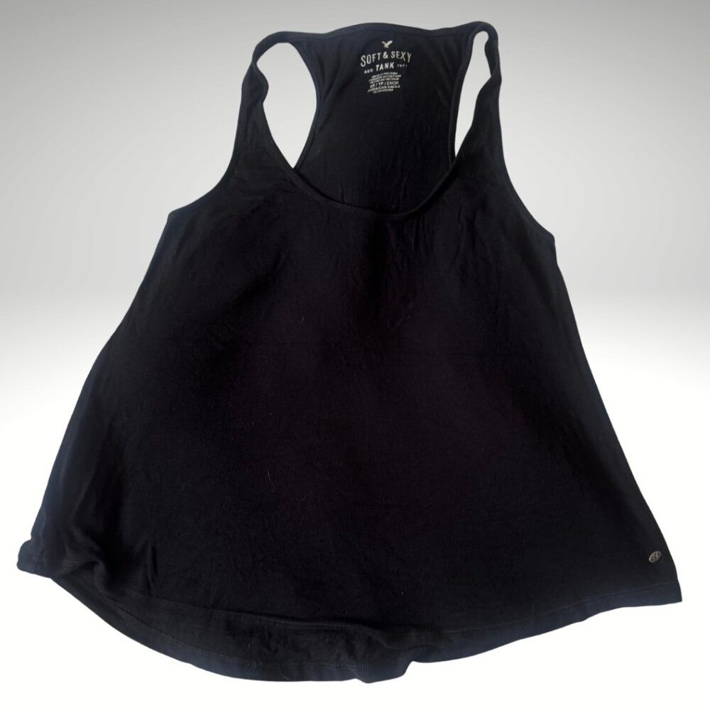 American Eagle Soft Black Tank Top Size XS